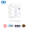 ANSI UL 认证 BHMA 快速安装不锈钢防火滚珠轴承厨柜家具门铰链-DDSS001-ANSI-2-4.5x4.5x3.4mm