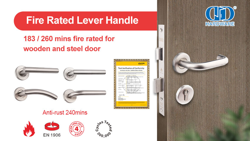 卓越认证：理解EN 1906年4年级和EN 1634 Fire评估的门把手