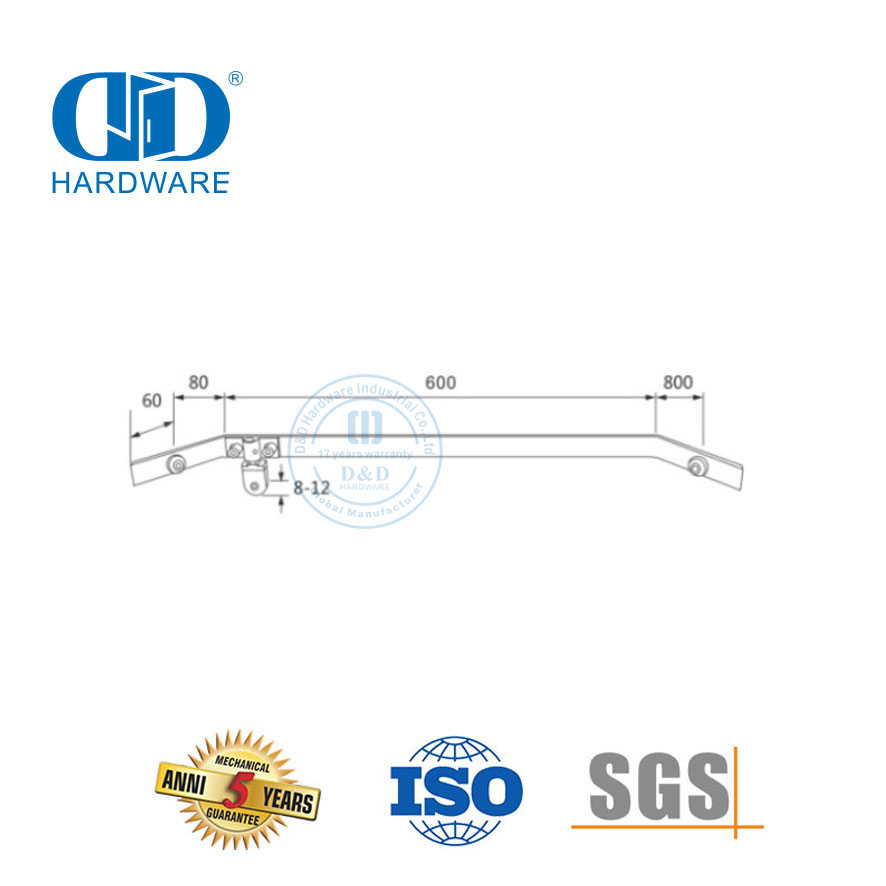 防水不锈钢玻璃门配件淋浴分隔板商用淋浴间系统-DDSC002