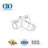不锈钢圆管连接器商用淋浴间系统玻璃面板支架连接器-DDSC036