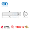工业UL认证防火可调控制铝制静音液压自动厨房双门闭门器-DDDC058
