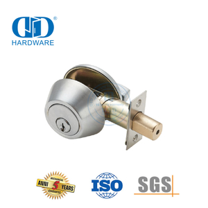 重型单锁芯门锁外旋内黄铜可调节可上锁旋钮锁具适用于内前门-DDLK027