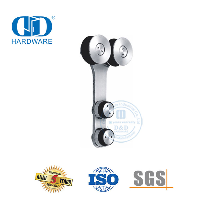 移门挂架不锈钢玻璃配件套装浴室配件浴室玻璃配件-DDGS100