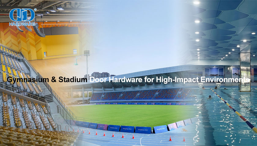 适用于高影响环境的体育馆和体育场门五金