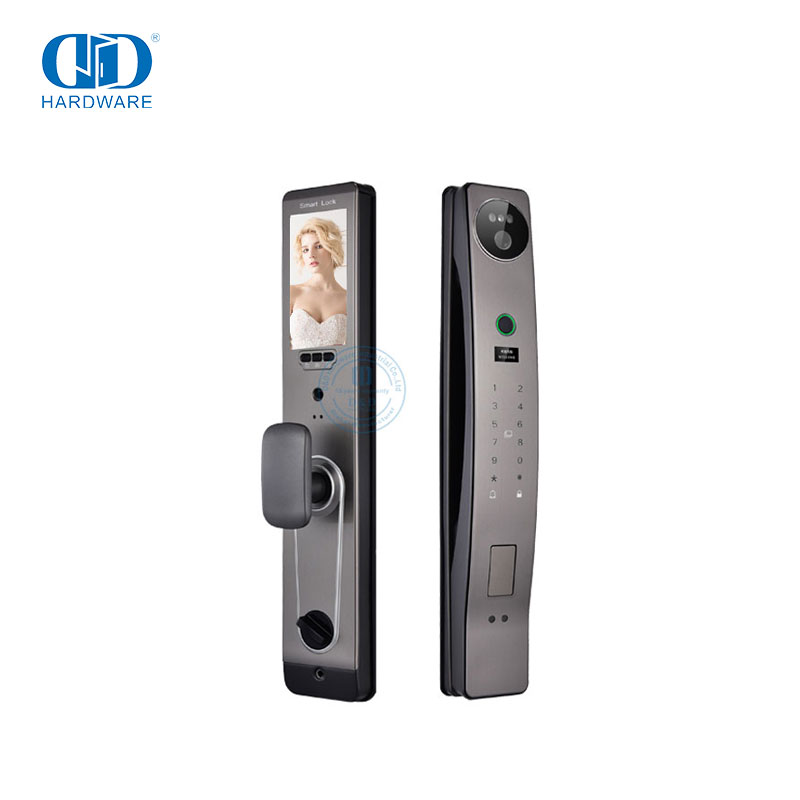 户外智能指纹锁指纹人脸识别摄像头门锁-DDEL021