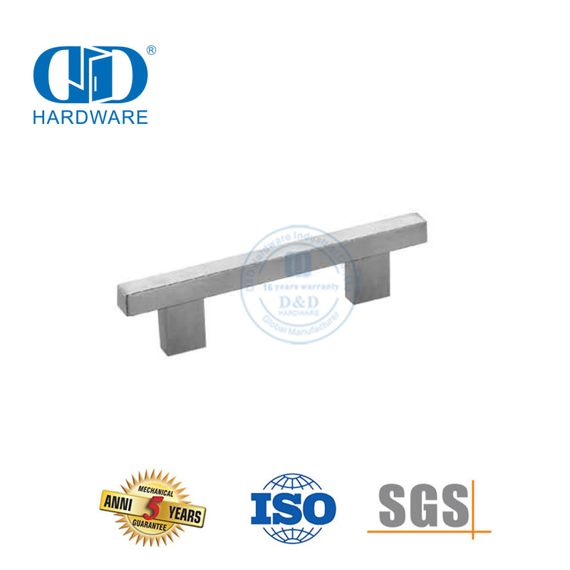  橱柜拉手不锈钢方衣柜抽屉柜拉手浴室门把手家具厨房-DDFH018