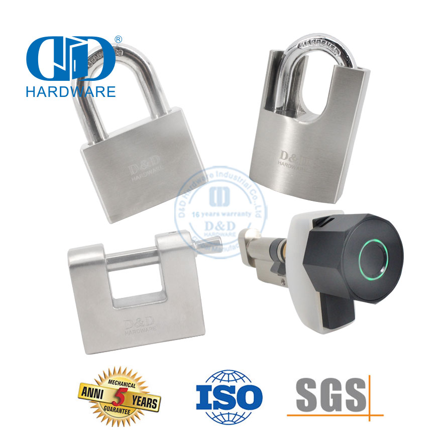 耐用 SUS304 顶级安全家用卸扣重型不易破损家具配件政府医院门锁挂锁-DDPL007-70mm