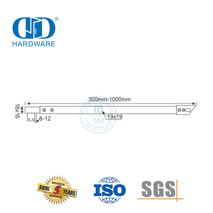 不锈钢商用淋浴房淋浴房隔断玻璃门五金-DDSC025