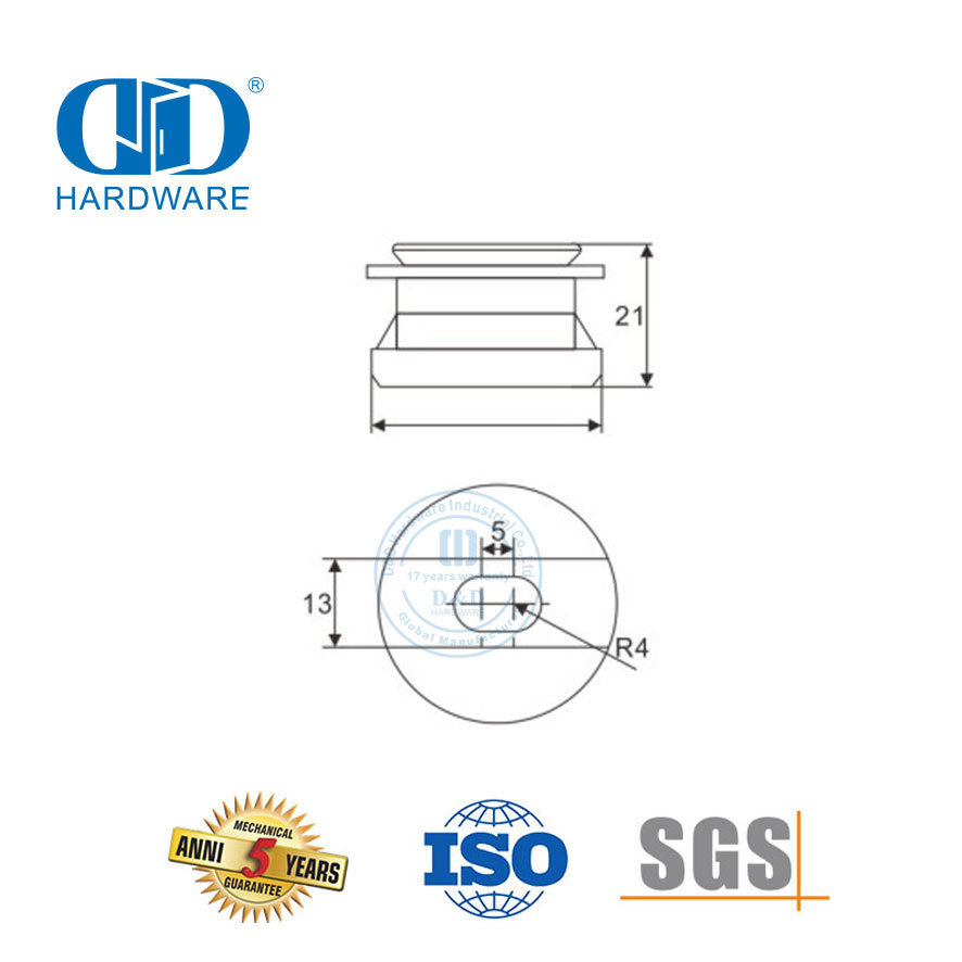 可调不锈钢玻璃推拉门点固定夹配件玻璃五金家具配件-DDGP019