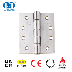 出厂价 CE 13 级认证不锈钢防火暗装弹簧住宅公寓门铰链 -DDSS001-CE-4x3.5x3mm