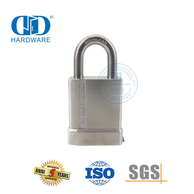 不锈钢黄铜耐热应用解锁指纹USB充电高度智能仓库门家用门挂锁-DDPL0011-50mm