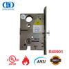 多功能 UL 认证美国不锈钢安全锁芯家具五金木质金属门插芯锁-DDAL07