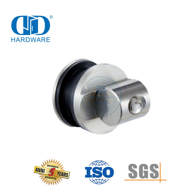 玻璃管支撑支架不锈钢玻璃配件门五金浴室配件推拉门-DDGS114