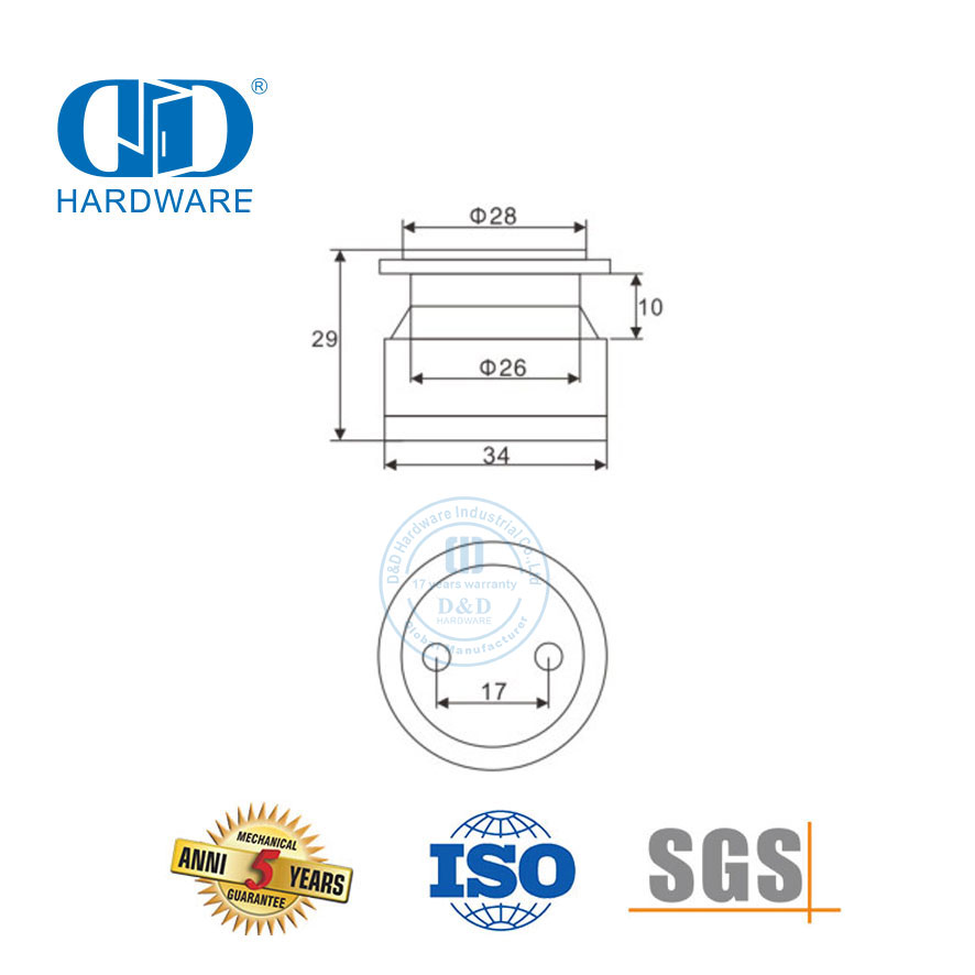 批发不锈钢推拉门五金滚轮玻璃点配件家具五金-DDGP020