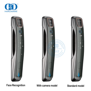 全新设计Wifi远程抓拍带摄像头指纹智能门锁-DDEL010