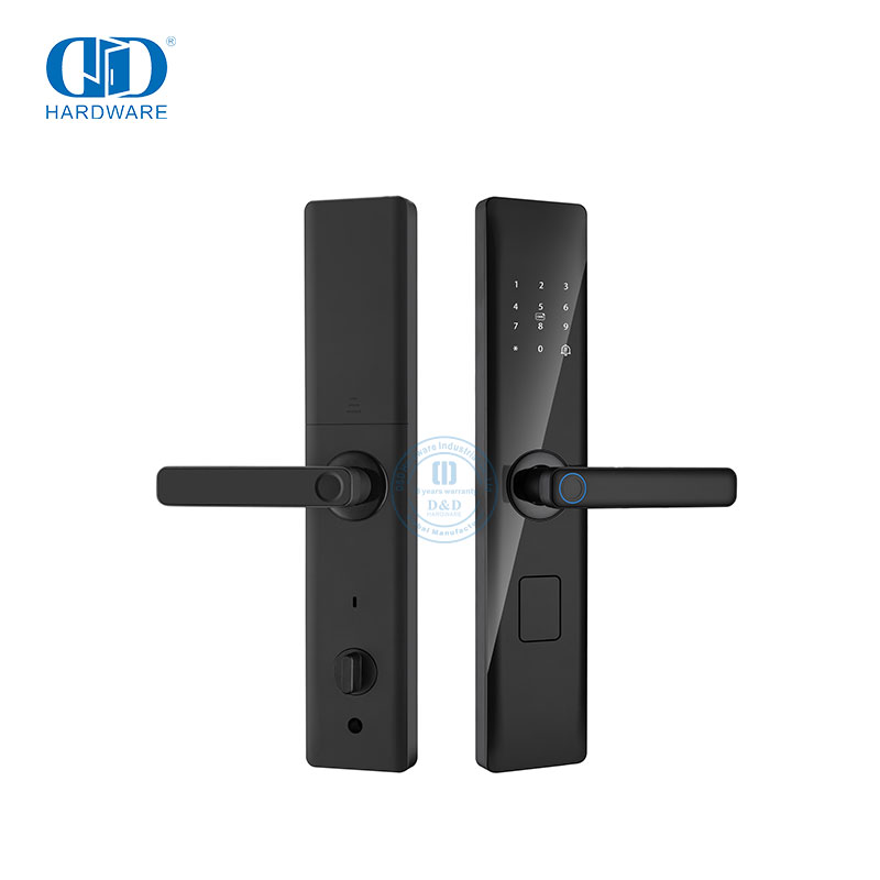 带屏幕公寓无钥匙数字键盘手柄入户门锁-DDDL002