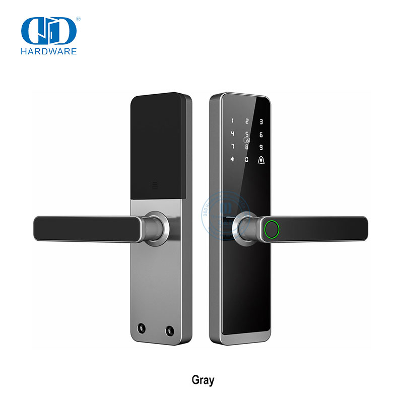 木门智能把手锁，带应用程序 WIFI 指纹 Cerradura Inteligente 与 TUYA WIFI 配合使用 -DDDL007