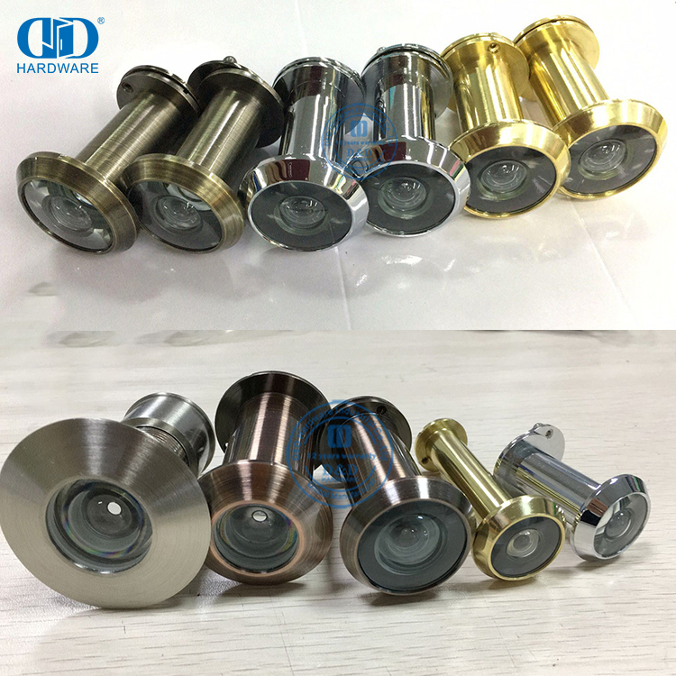 D&D硬件160度黑门观看器Peephole制造商DDDV001