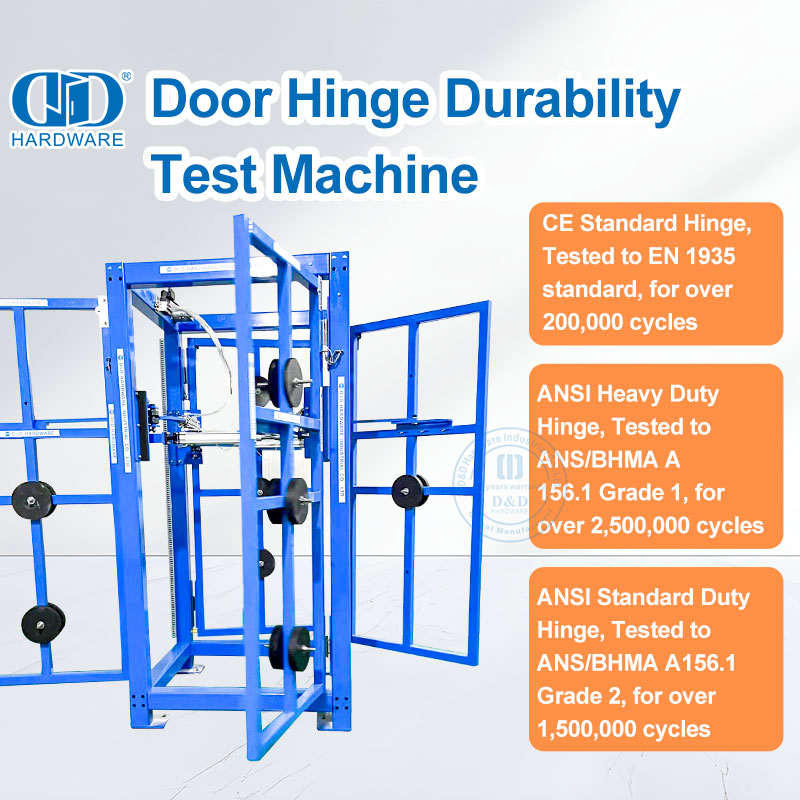 适用于政府办公室门的 ANSI 1 级 BHMA 重型安全铰链-DDSS001-ANSI-1-5x5x4.8mm
