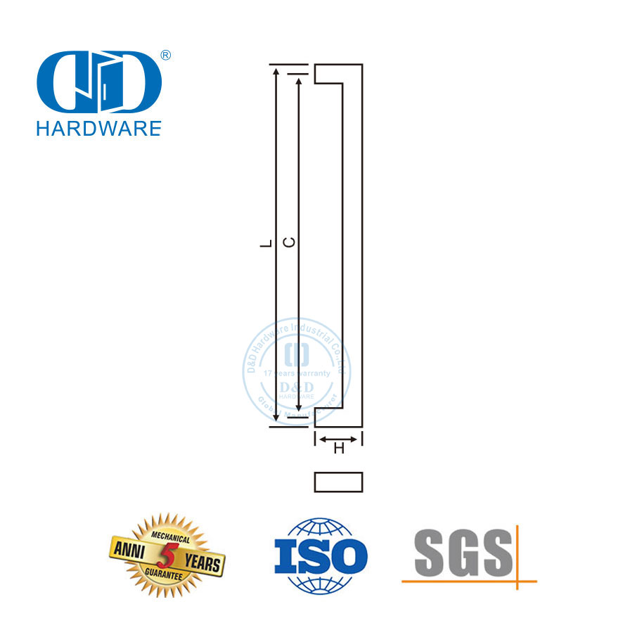 不锈钢门五金外主玻璃门拉手 Allure 拉手-DDPH015