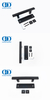 不锈钢安全五金防护滑动谷仓门挂钩锁门配件谷仓门防护锁-DDBD131