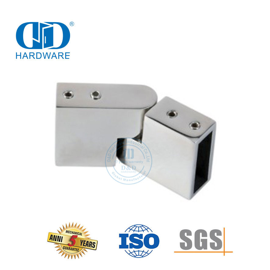 不锈钢商用淋浴间固定支架玻璃支架分隔器隔断夹连接器-DDSC019