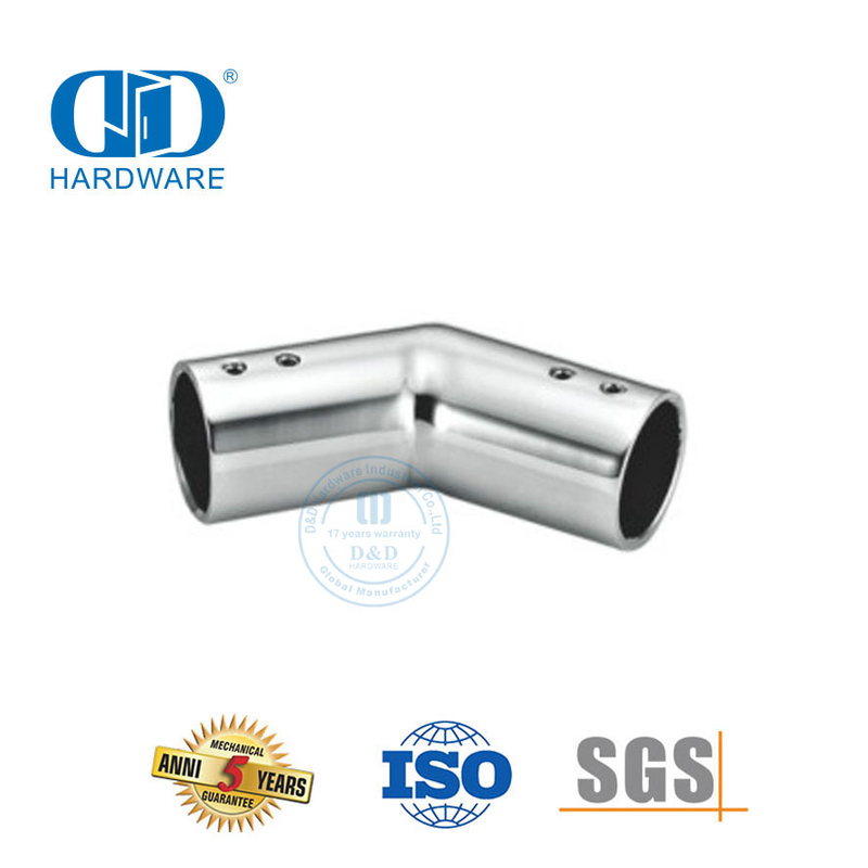 不锈钢工厂玻璃管支架夹管门连接器玻璃面板连接器-DDSC034