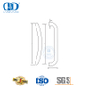 拉丝镍不锈钢月牙弧形玻璃门拉手-DDPH004