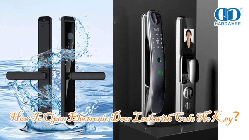 如何用代码打开电子门锁没有键？