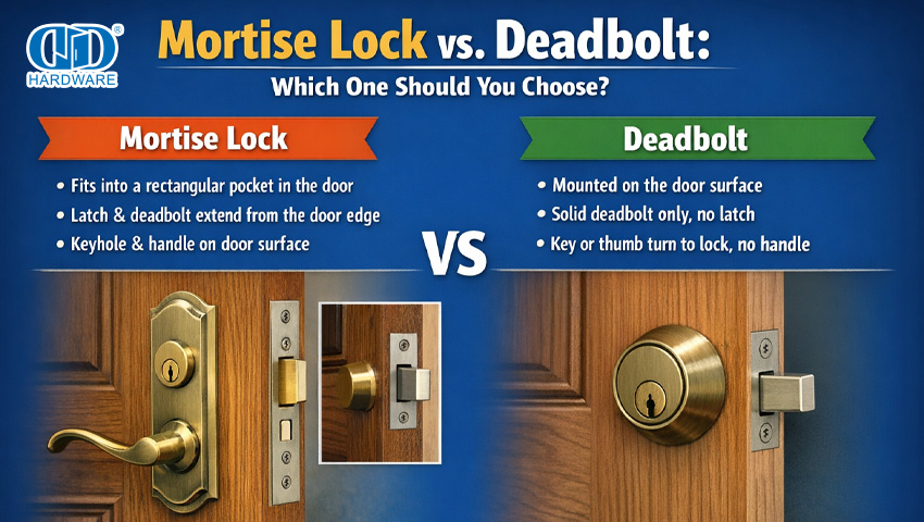 Mortise Lock vs. Declbolt：您应该选择哪一个？