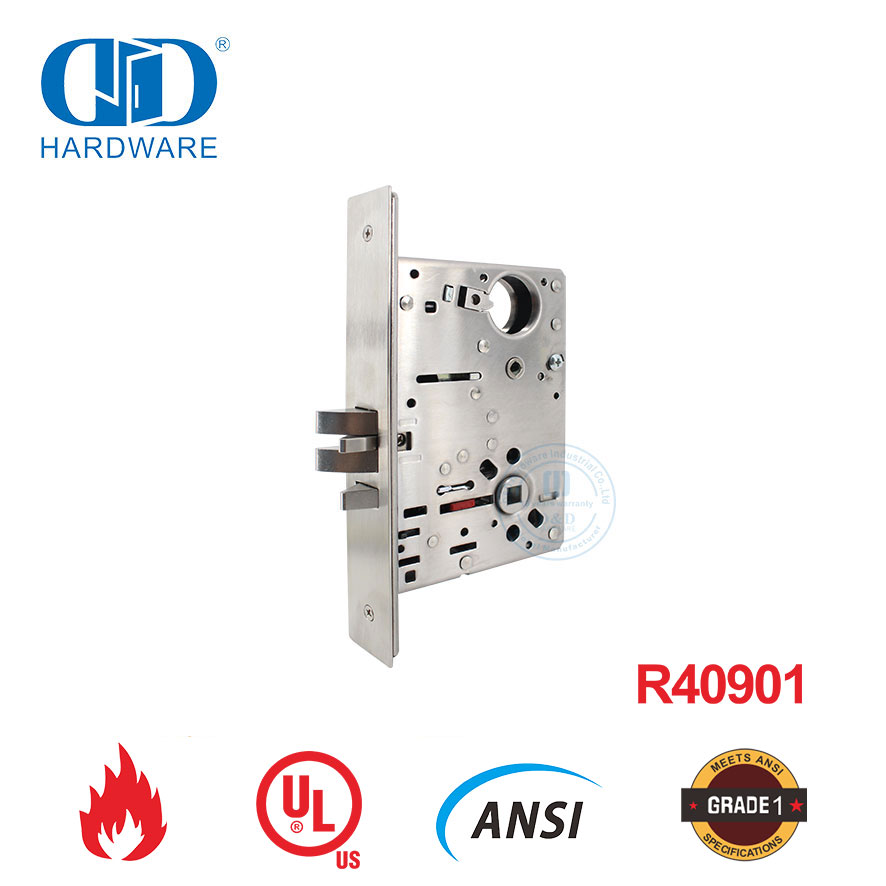 UL 认证教室门防火插芯锁-DDAL05