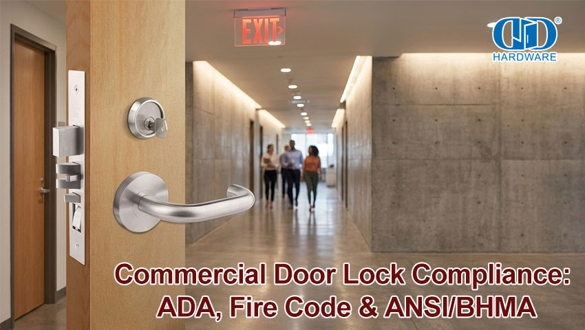 商业门锁合规性：ADA、防火规范和 ANSI/BHMA